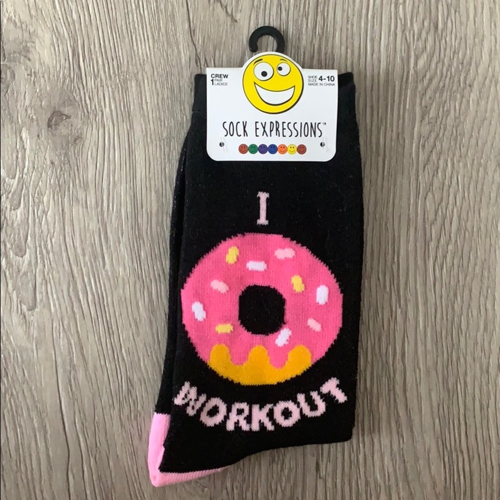 Sock Expressions - I workout socks